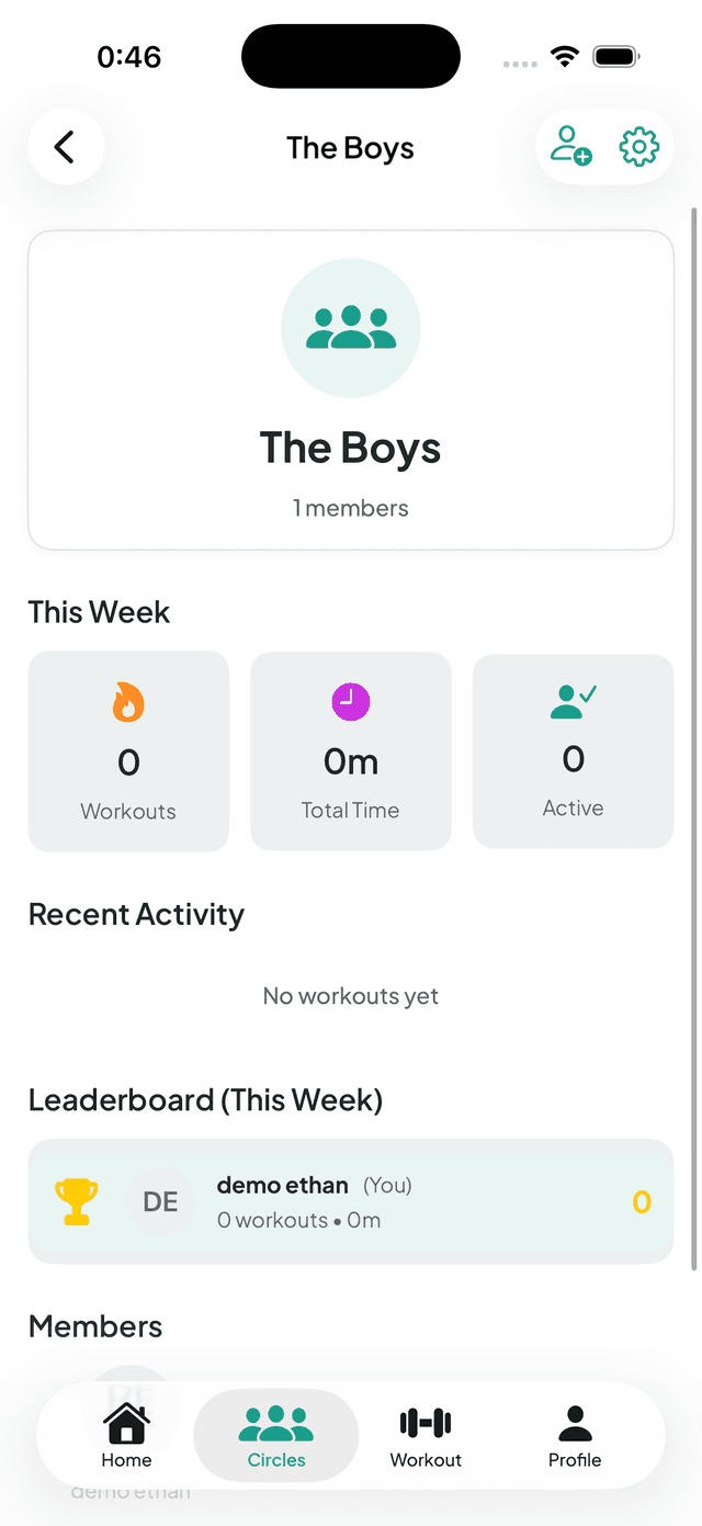 Pullup app screenshot